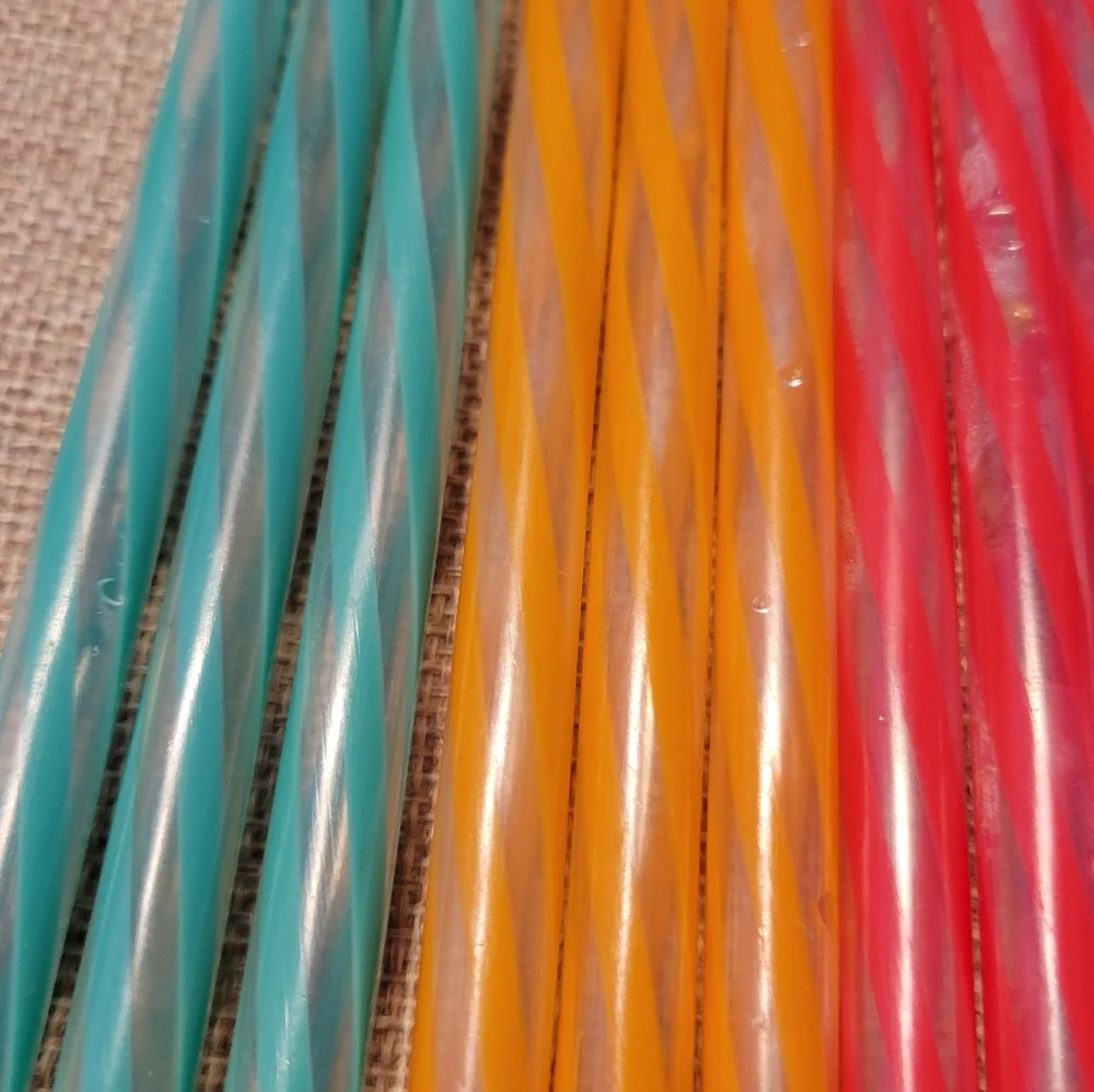 Colorful Party Straws Set
